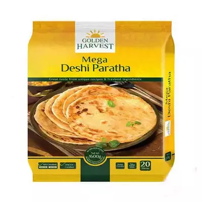 Golden Harvest Mega Deshi Paratha 1600 gm 20 pcs